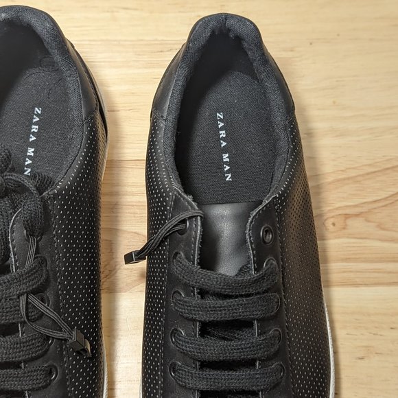 Zara Men Black shoes size 7 - Picture 4 of 7